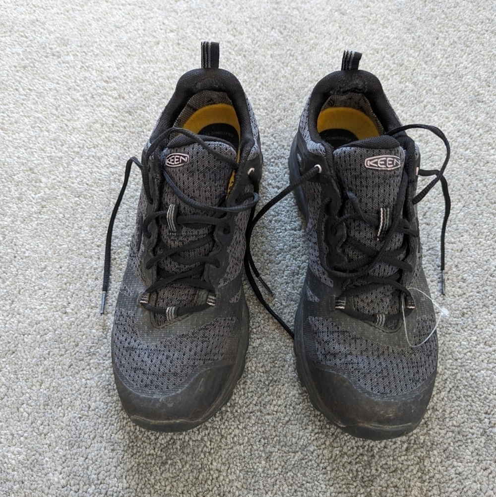 KEEN Terradora II WP - Black/Magnet Waterproof Low Hiking Shoes size 7.5